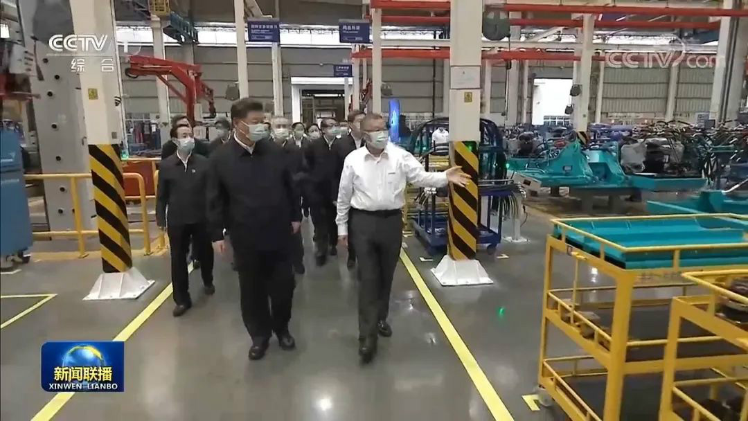 總書記“點贊”山河創(chuàng)新，山河智能集中收看《新聞聯(lián)播》