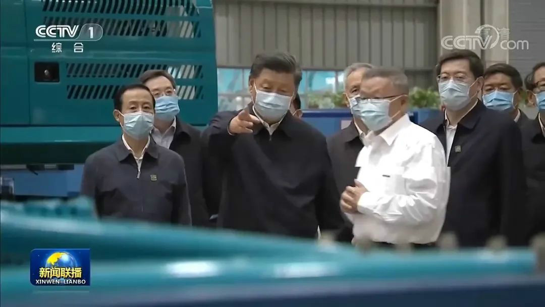 總書記“點贊”山河創(chuàng)新，山河智能集中收看《新聞聯(lián)播》