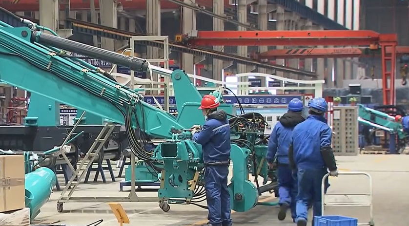 向著沖刺目標全力以赴！山河智能正式開工