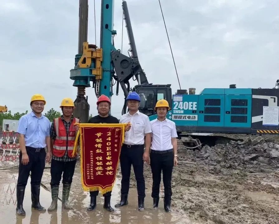 “零故障”“低能耗”！山河智能增程式電動旋挖鉆機(jī)驚艷首秀