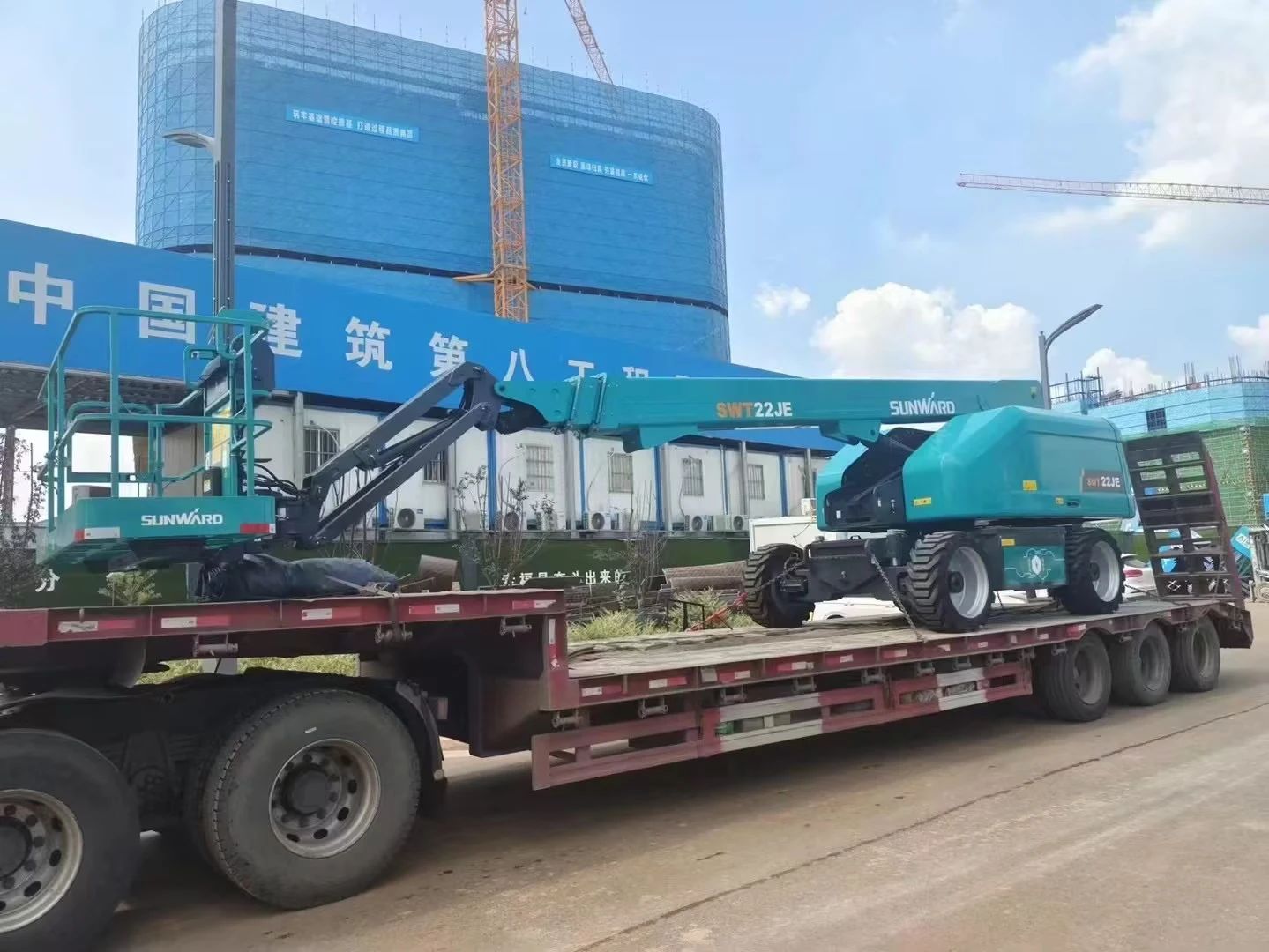 實(shí)力上新！山河智能電動(dòng)直臂高空作業(yè)平臺(tái)進(jìn)軍華中市場(chǎng)