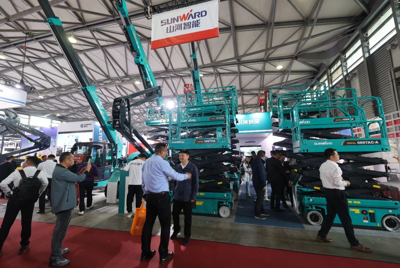 精品出擊，閃耀魔都！山河智能全系列高空機械亮相2023亞洲國際高空展