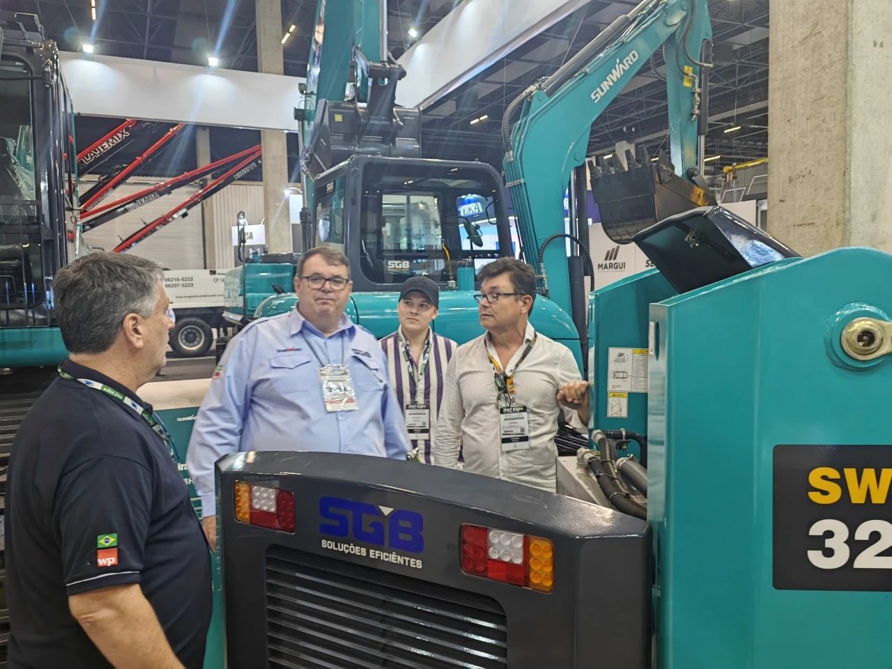 展出設(shè)備銷售一空！山河智能亮相2024巴西礦業(yè)展覽會！