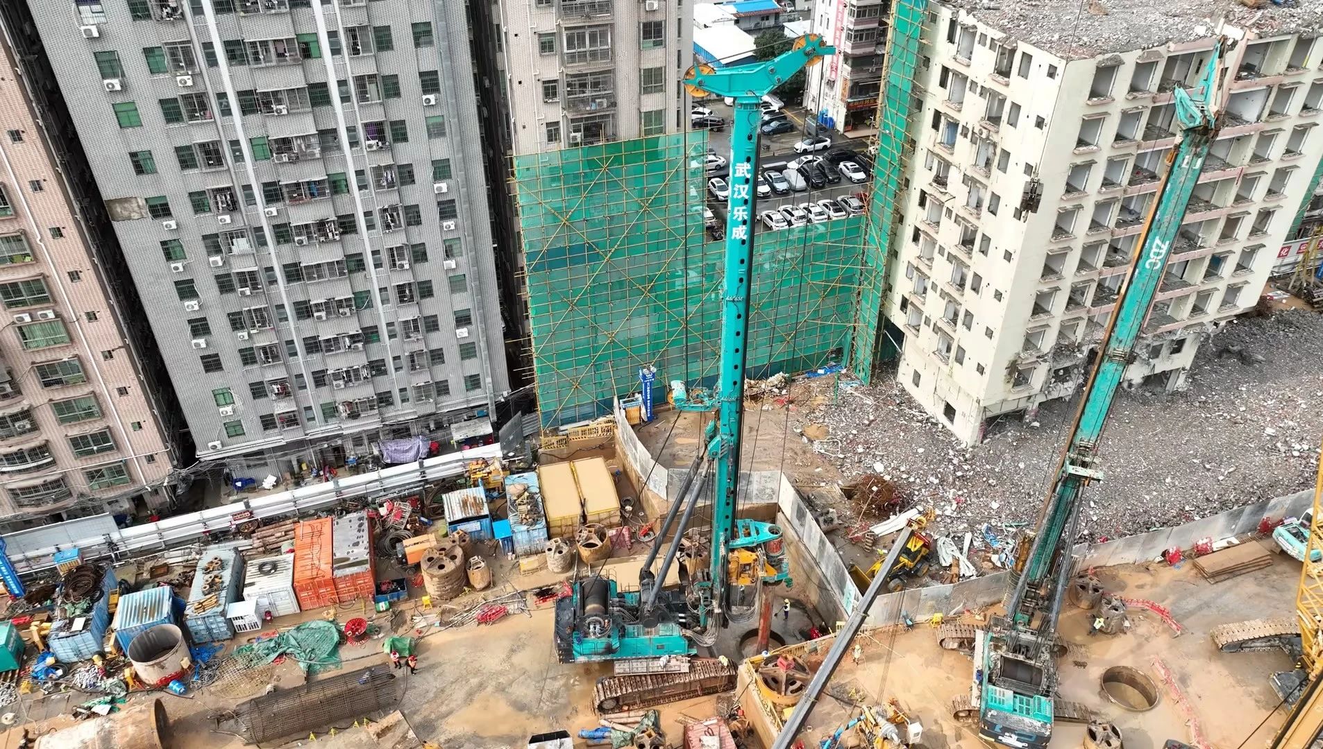 性能突出，超強(qiáng)助力！山河智能旋挖鉆機(jī)助力深圳地鐵五和站施工