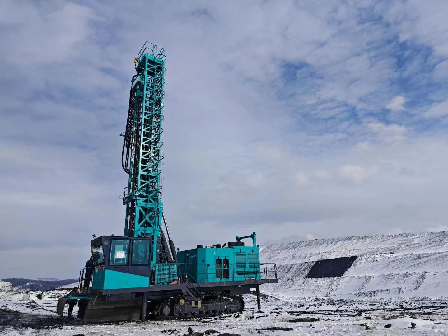 月鉆進42888米，山河智能牙輪鉆機施工效率再創(chuàng)新高