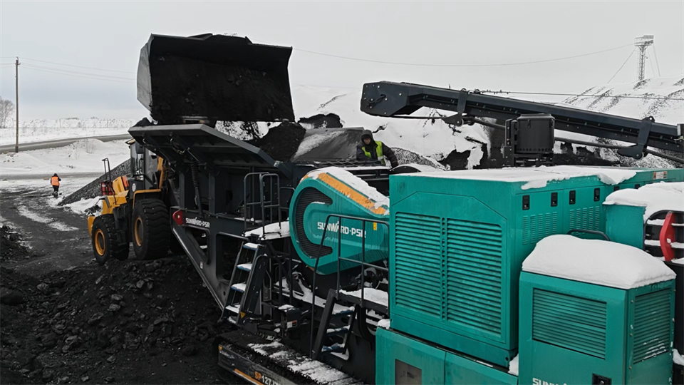 不懼-30℃極寒挑戰(zhàn)，山河普石勒破碎篩分設(shè)備穩(wěn)定運(yùn)行！