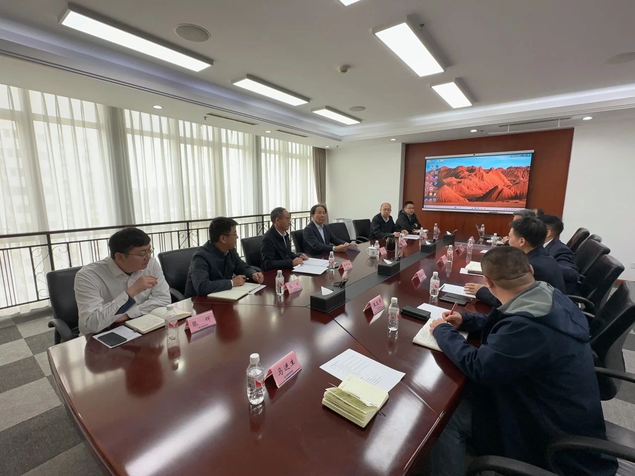 山河智能董事長付向東帶隊拜訪中煤地質(zhì)總局、大地特勘公司