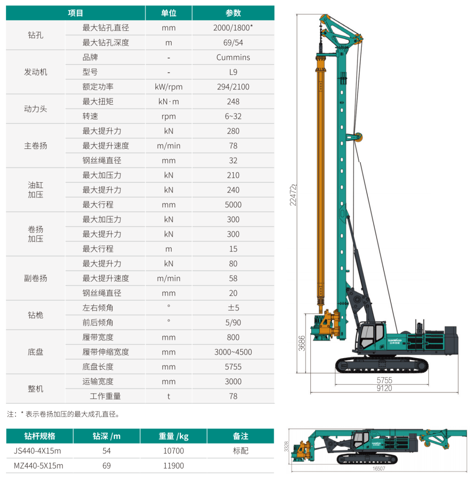 SWDM240HES 液壓混合動力旋挖鉆機(jī)