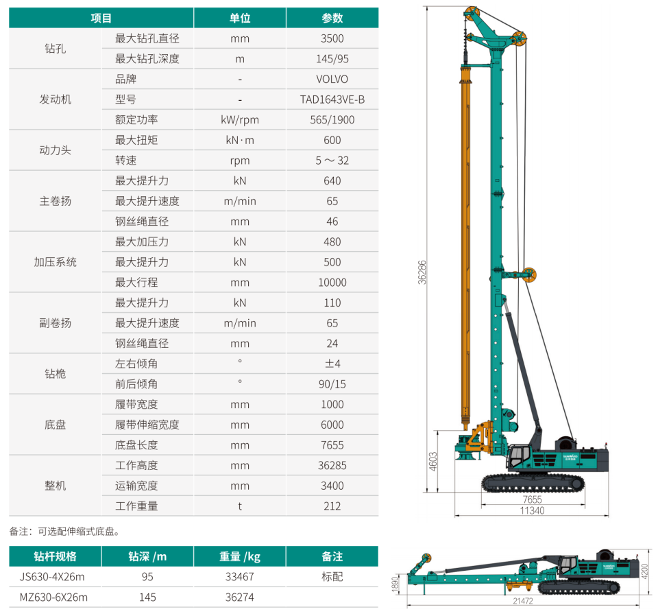 SWDM600 超大型多功能旋挖鉆機