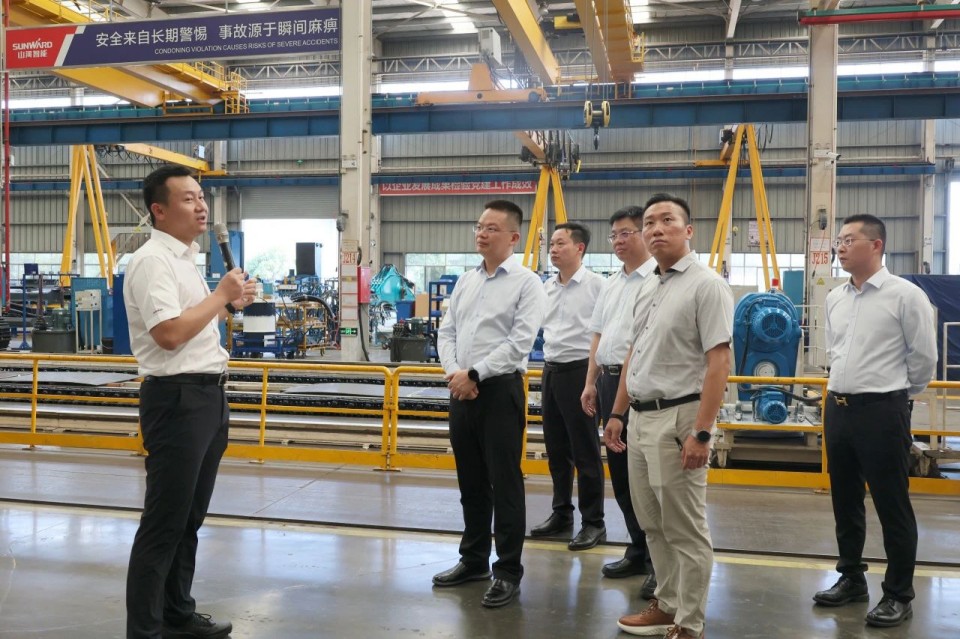 共商合作，建華控股有限公司董事長汪貴華到訪山河智能