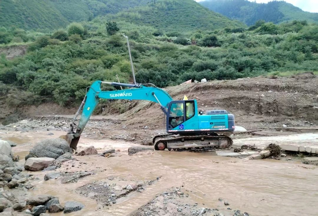 關注！山河智能緊急馳援甘肅榆中